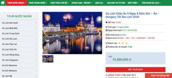Công ty du lịch Đại Việt nên chỉnh sửa website thế nào?